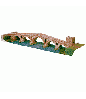 Kit maqueta cerámica PUENTE DE LA REINA. AEDES 1203